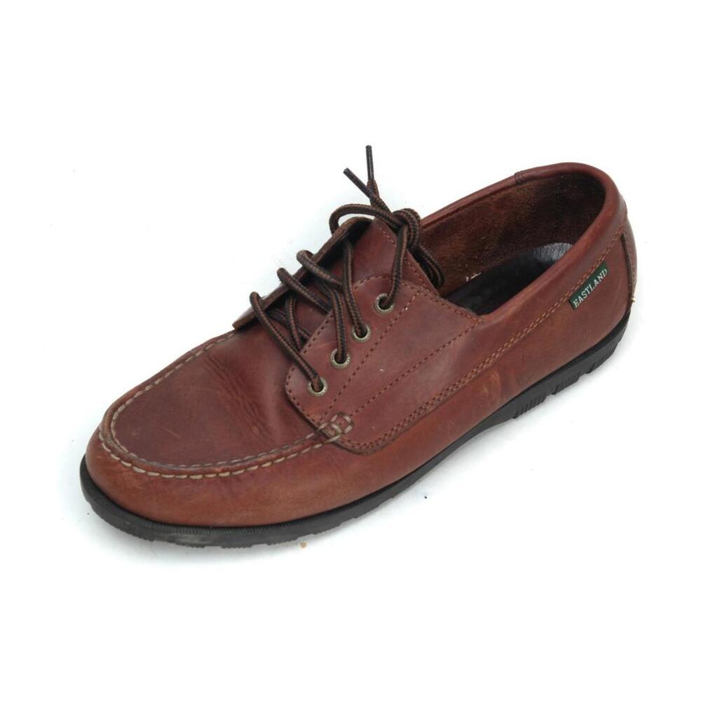 Eastland Boat Shoes Vintage 3135 Leather Slip On Vtg Women's Sz 10